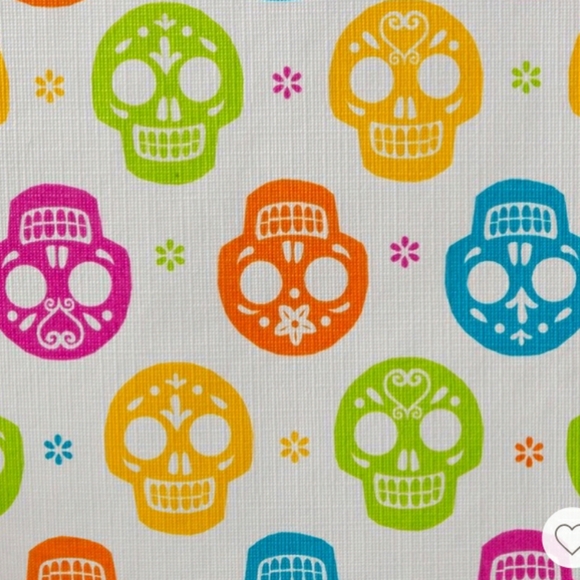 NWT Sugar Skull☆Day of the Dead☆Halloween ☆ Decorative tablecloth - Picture 2 of 12